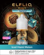 ELFLIQ Nic Salts 30mg Ice King Iced Hami Melon