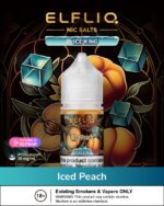 ELFLIQ Nic Salts 30mg Ice King Iced Peach