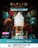 ELFLIQ Nic Salts 30mg Ice King Iced Strawberry Yakult