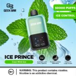 Geek Bar Ice Prince 50000 Puffs Disposable Cool Mint Ice