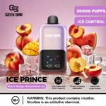 Geek Bar Ice Prince 50000 Puffs Disposable Peach Mango Watermelon Ice