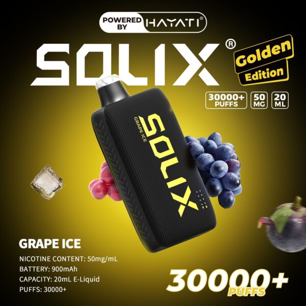 Hayati Solix 30000 Puffs Disposable Grape Ice