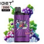 IGET Bar 3500 Puffs Disposable Vape Grape Ice