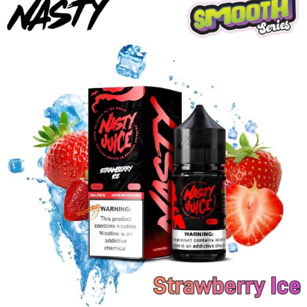Nasty Smooth Series Salt 30ml Strawberry Ice