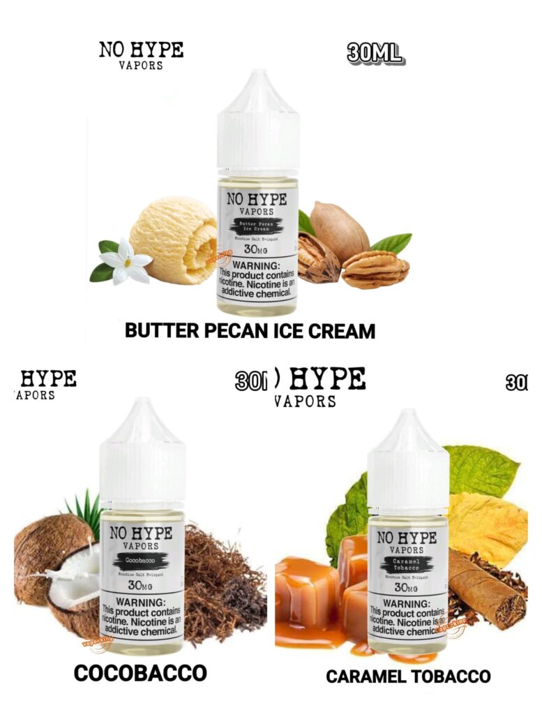 No Hype Vapors Saltnic 30ml