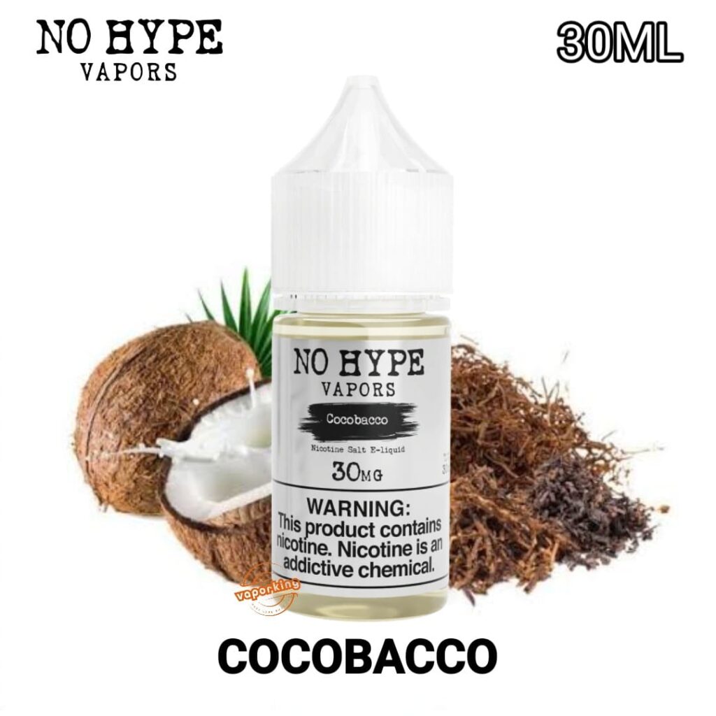 No Hype Vapors Saltnic 30ml Coco Bacco