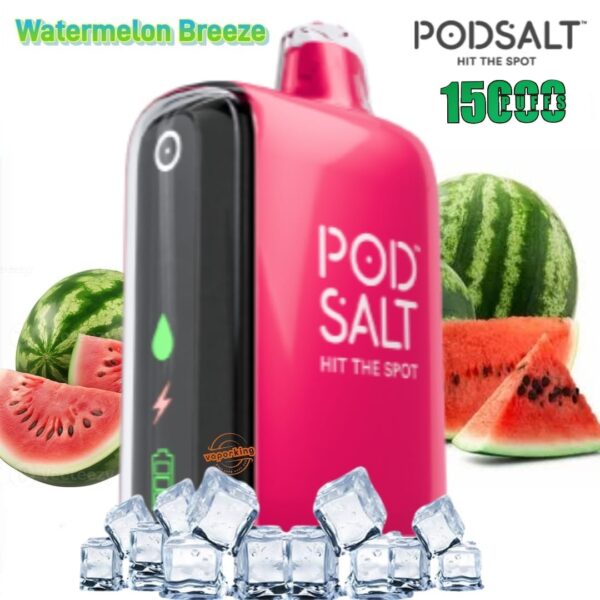 Pod Salt 15000 Puffs Disposable Vape Watermelon Breeze