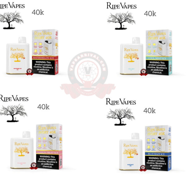 Ripe Vapes IVORY 40000 Puffs Disposable