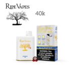Ripe Vapes IVORY 40000 Puffs Disposable Blue Razz Ice