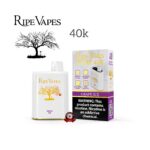 Ripe Vapes IVORY 40000 Puffs Disposable Grape Ice