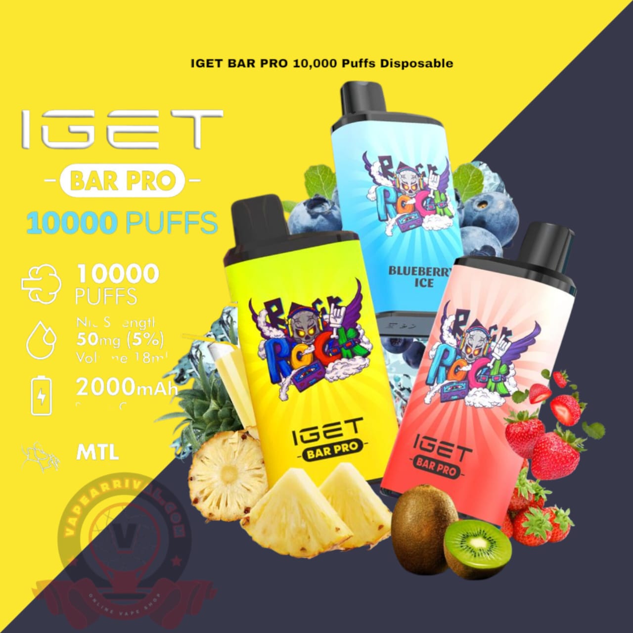 IGET BAR PRO 10000 Puffs Disposable IGET BAR PRO 10000 Puffs Disposable