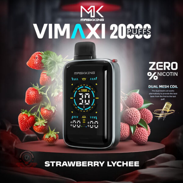 Maskking Vimaxi 20000 Puffs Disposable Strawberry Lychee