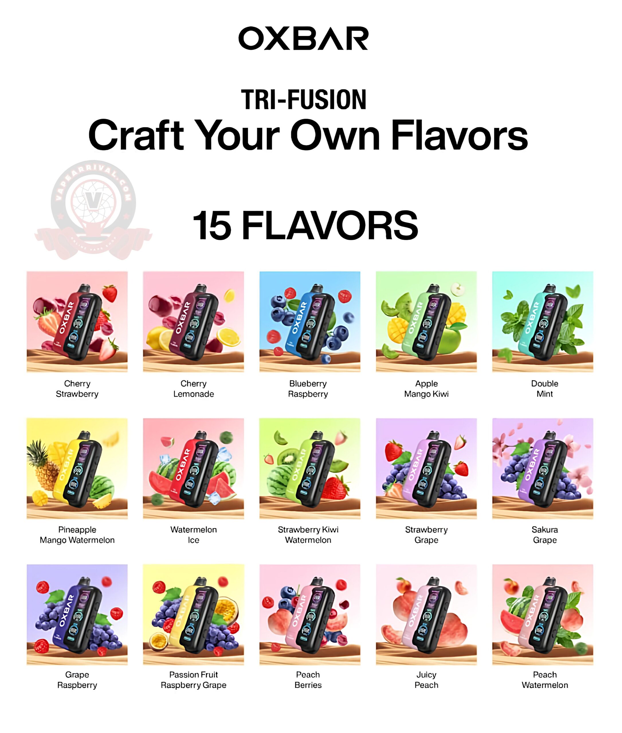 OXBAR Tri Fusion 45000 Puffs Disposable OXBAR Tri Fusion 45000 Puffs Disposable