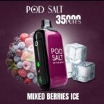 Pod Salt 35000 Puffs Disposable Vape Mixed Berries Ice