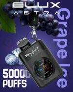 Elux Astra 50000 Puffs Disposable Vape Grape Ice