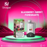 Silvaper 15000 Puffs Disposable Vape Blackberry Cherry Pomegranate