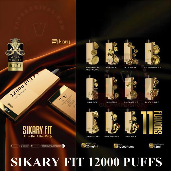 SIKARY FIT 12000 Puffs Disposable