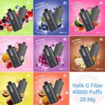VEIIK C Fiber 40000 Puffs Disposable