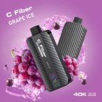 VEIIK C Fiber 40000 Puffs Disposable Grape Ice