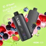 VEIIK C Fiber 40000 Puffs Disposable Guava Blue Razz