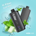 VEIIK C Fiber 40000 Puffs Disposable Gum Mint