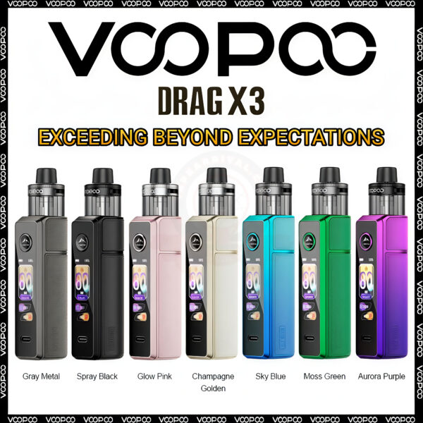 Voopoo Drag X3 VAPE Kit 80W