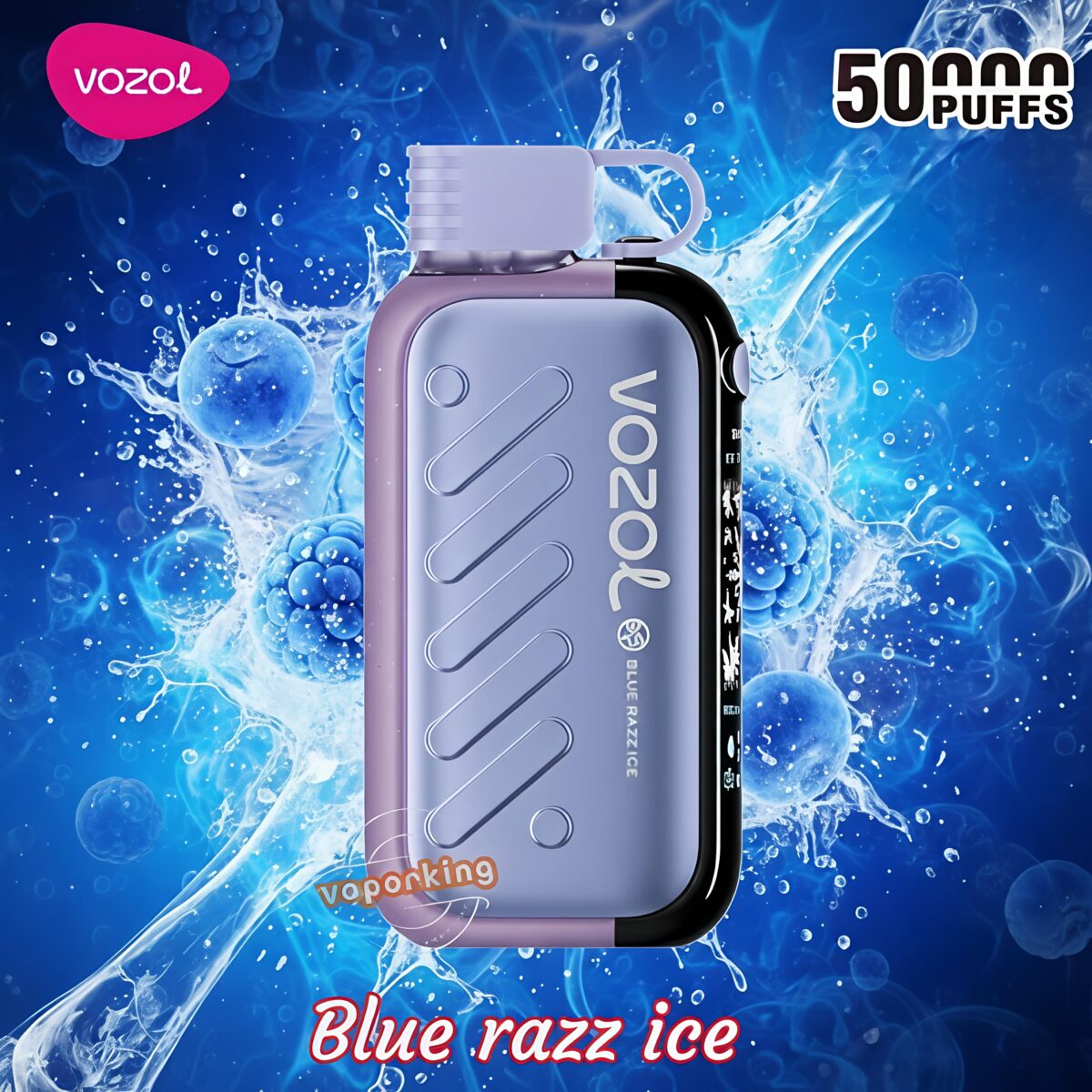 Blue Razz Ice Vape Vozol Vozol Vape Gear Power 20000 Puffs Blue Razz Ice  Vozol Star 9000