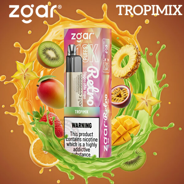 ZGAR Retro 10000 Puffs Disposable Vape Tropimix