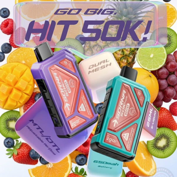 ZGAR Sorna 50000 Puffs Disposable Vape