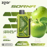 ZGAR Sorna 50000 Puffs Disposable Vape Double Apple