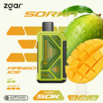 ZGAR Sorna 50000 Puffs Disposable Vape Mango Ice