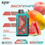 ZGAR Sorna 50000 Puffs Disposable Vape Peach Mango Watermelon
