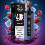 al fakher mega max 40000 puffs disposable- Berry Ice