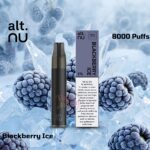 Alt Nu 8000 Puffs Disposable Vape Blackberry Ice