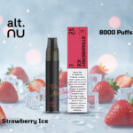 Alt Nu 8000 Puffs Disposable Vape Strawberry Ice