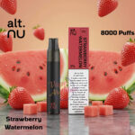 Alt Nu 8000 Puffs Disposable Vape Strawberry Watermelon
