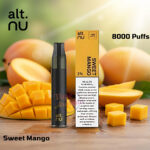 Alt Nu 8000 Puffs Disposable Vape Sweet Mango