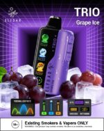 ELF BAR Trio 40000 Puffs Disposable &nbsp;Grape Ice