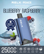 Relx Peace 25000 Puffs Disposable Blueberry Raspberry