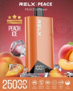Relx Peace 25000 Puffs Disposable Peach Ice