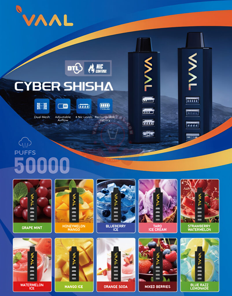 VAAL Cyber Shisha 50000 Puffs Disposable