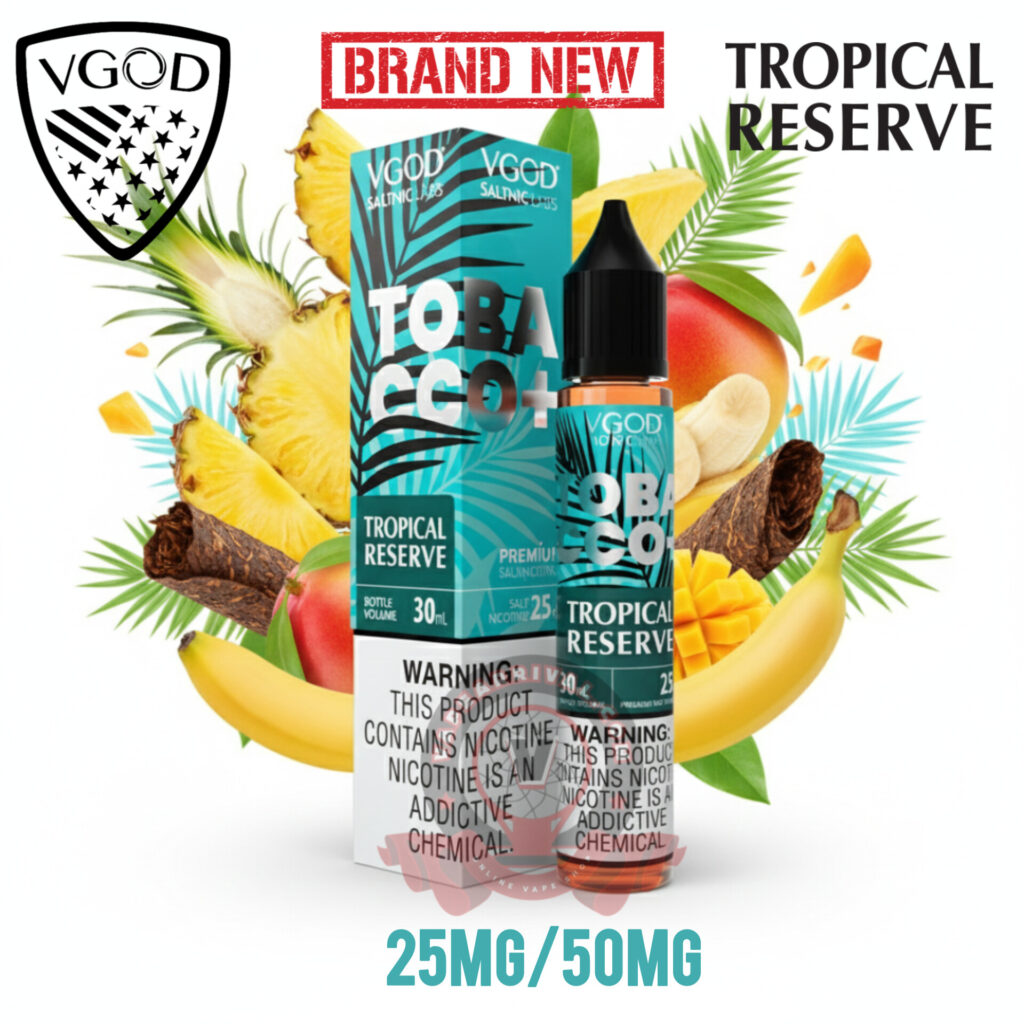VGOD Tobacco Plus SaltNic Tropical Reserve