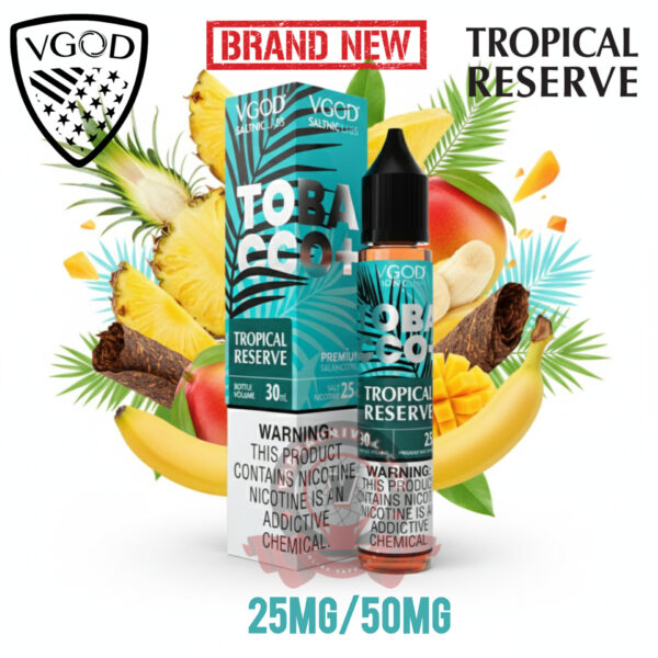 VGOD Tobacco Plus SaltNic Tropical Reserve