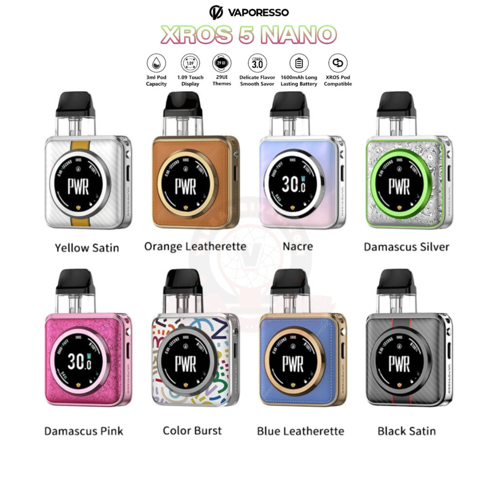 vaporesso xros 5 nano pod kit