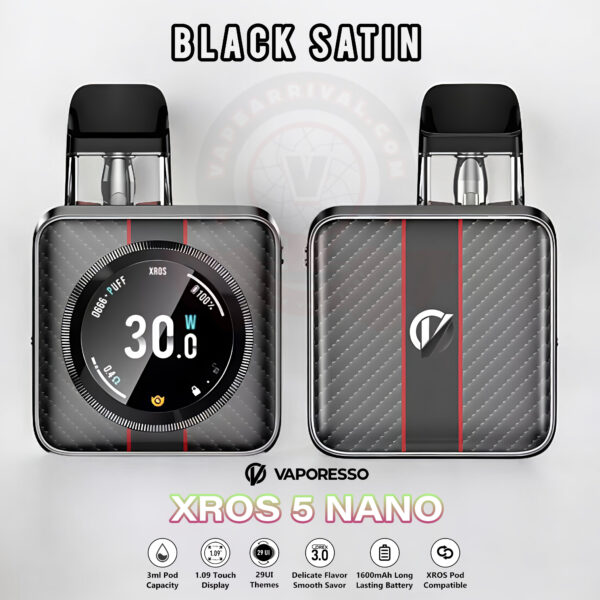 Vaporesso XROS 5 Nano Pod Kit Black Satin