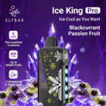 ELFBAR Ice King Pro 40000 Puffs Disposable Blackcurrant Passion Fruit
