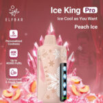 ELFBAR Ice King Pro 40000 Puffs Disposable Peach Ice