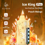 ELFBAR Ice King Pro 40000 Puffs Disposable Peach Mango
