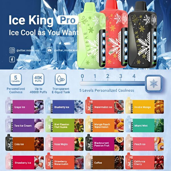 ELFBAR Ice King Pro 40000 Puffs Disposable