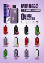 HQD Miracle 8000 Puffs Zero Nicotine